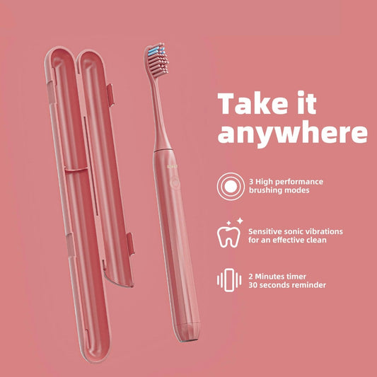 Pink Vibrating Toothbrush